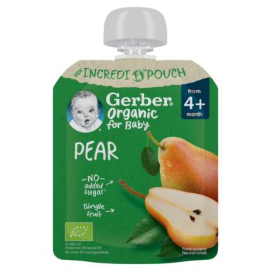 Gerber bio körte gyümölcspüré 4 hónapos kortól