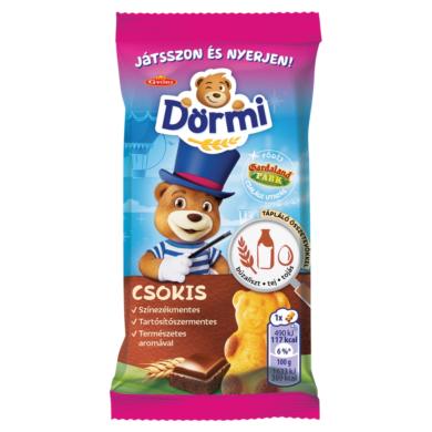Dörmi csokoládés krémmel töltött puha piskóta