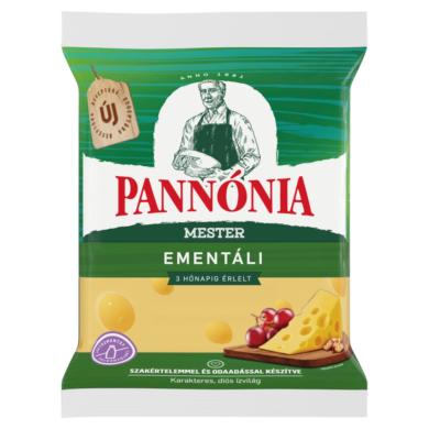 Pannónia Mester Ementáli darabolt, zsíros, kemény, erjedési lyukas sajt