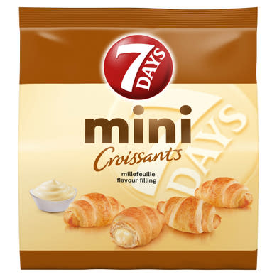7DAYS Mini Croissant vaníliaízű töltelékkel