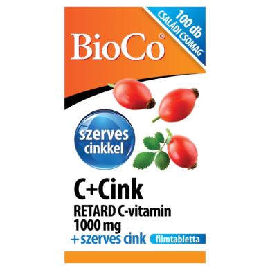 BioCo C+Cink Retard C-vitamin 1000 mg + szerves cink filmtabletta