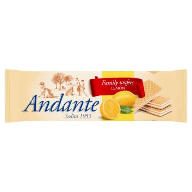 Andante citromos krémmel töltött ostya