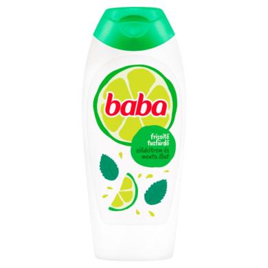 Baba zöldcitrom és menta frissítő tusfürdő