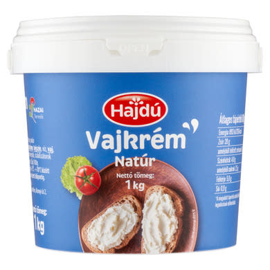 Hajdú natúr vajkrém
