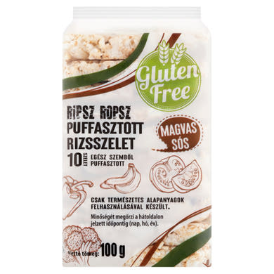 Ripsz Ropsz sós, magvas puffasztott rizsszelet