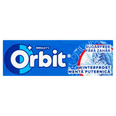 Orbit Winterfrost menta- és mentolízű rágógumi