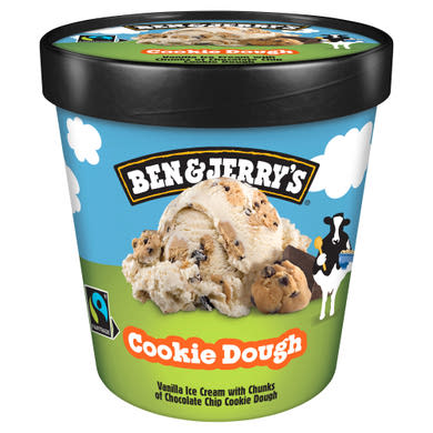 Ben & Jerry's poharas jégkrém Cookie Dough