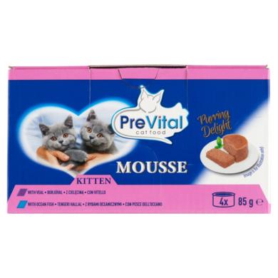 Prevital vegyes konzerv mousse kölyök macskáknak 4x - 340 g