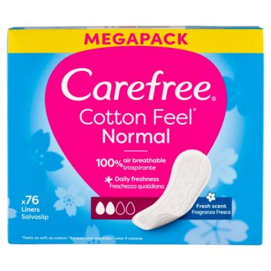 Carefree Cotton Feel Normal tisztasági betét friss illattal