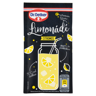 Dr. Oetker Limonádé citromos italpor