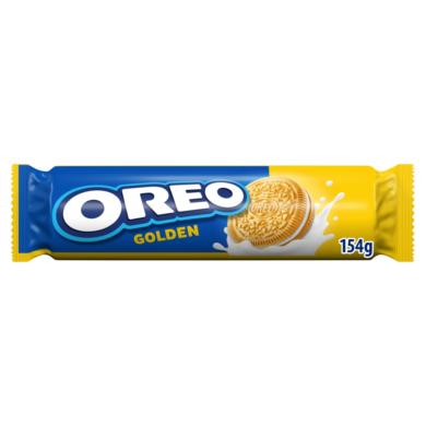 Oreo Golden vaníliaízű töltelékkel töltött keksz