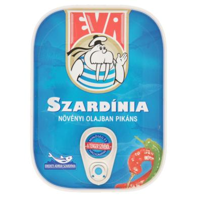 Eva szardínia növényi olajban csípős paprikával