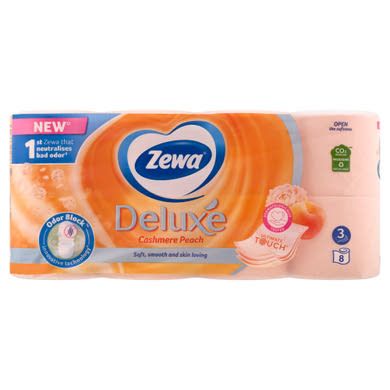 Zewa Deluxe Cashmere Peach 3 rétegű toalettpapír
