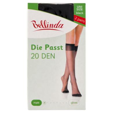 Bellinda Die Passt Uni Size 20 den fekete 3/4 térdharisnya 2 pár