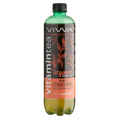 Viwa Vitamintea őszibarack ízű energiamentes szénsavmentes üdítőital fekete tea kivonattal