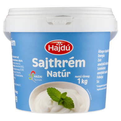 Hajdú natúr sajtkrém