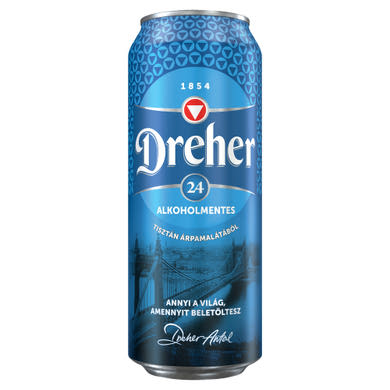 Dreher 24 alkoholmentes világos sör 0,5%