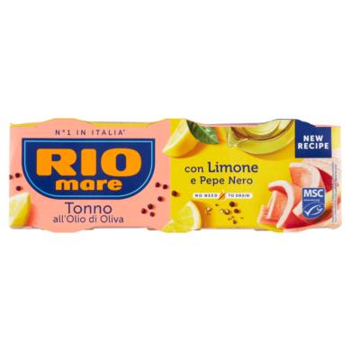 Rio Mare tonhaldarab olívaolajban citromlével és fekete borssal 3 x65g