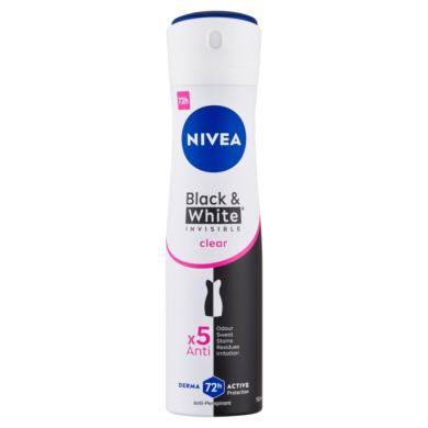 NIVEA Black & White Invisible Clear deo spray
