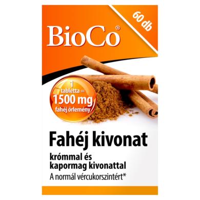 BioCo Fahéj kivonat krómmal és kapormag kivonattal tabletta