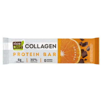 Rice up Fehérjeszelet kollagénnel Narancs ízû