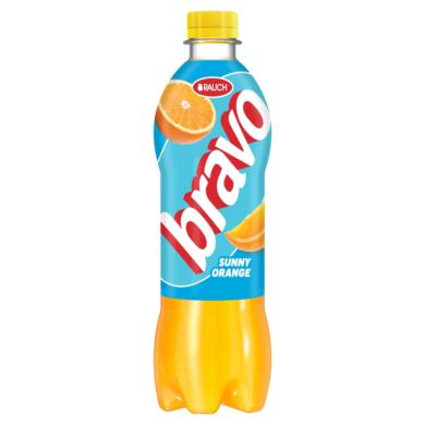 Rauch Bravo Sunny Orange narancs gyümölcsital cukorral, édesítőszerekkel és 4 vitaminnal 0,5 l