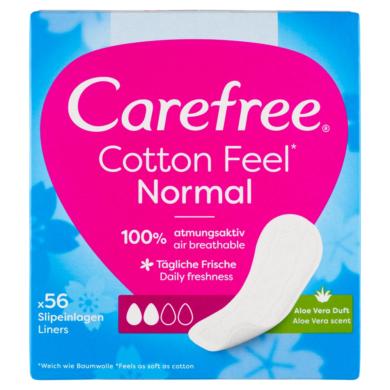 Carefree Cotton Feel Normal tisztasági betét aloe vera illattal
