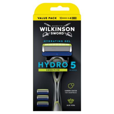 Wilkinson Hydro 5 borotva + 4 borotvabetét 5 pengés