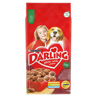 Darling kutya szárazeledel hús& zöldség
