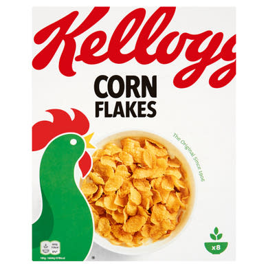 Kellogg's Corn Flakes aranyló kukoricából készült pirított kukoricapehely