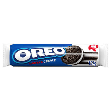 Oreo Double Creme vanília ízű töltelékkel töltött kakaós keksz