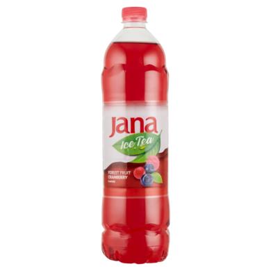 Jana Ice Tea szénsavmentes erdei gyümölcs-áfonya ízű, és vegyes gyümölcs ízesítésű üdítőital