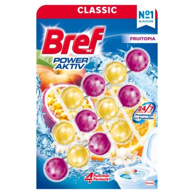 Bref Power Aktív Fruitopia WC illatosító 3x50g - 1