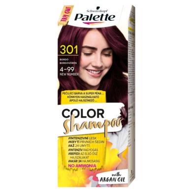 Schwarzkopf Palette Color Shampoo hajfesték 301 bordóvörös