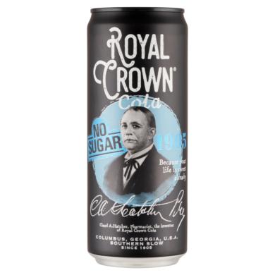 Royal Crown kóla ízű üdítőital, cukor nélkül, édesítőszerekkel