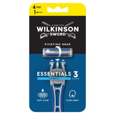 Wilkinson Sword Essentials 3 Hybrid 3 pengés borotvakészülék