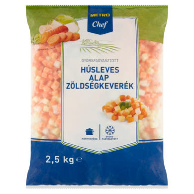 METRO Chef gyorsfagyasztott húsleves alap zöldségkeverék