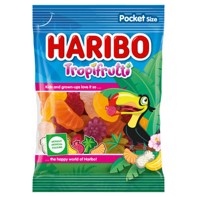 Haribo Tropifrutti gyümölcsízű gumicukorka