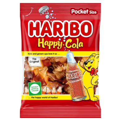 Haribo Happy Cola kólaízű gumicukorka