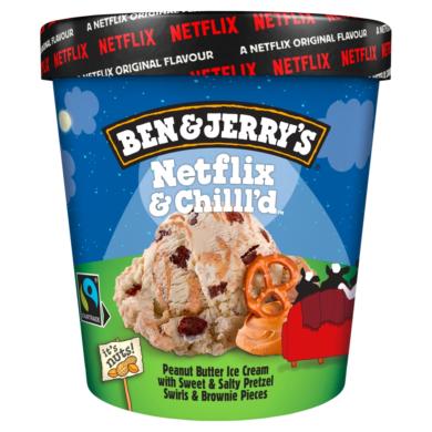 Ben & Jerry's poharas jégkrém Netflix&Chill'd