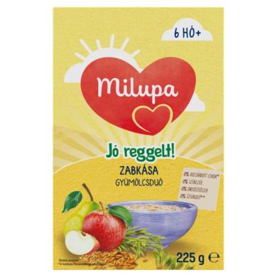 Milupa Jó reggelt! zabkása gyümölcsduó 6 hónapos kortól