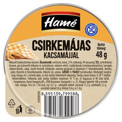 Hamé csirkemájas kacsamájjal