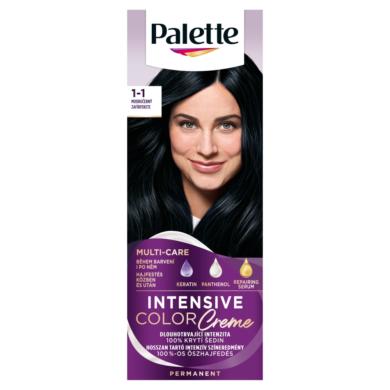 Schwarzkopf Palette Intensive Color Creme tartós hajfesték 1-1 zafír fekete (C1)