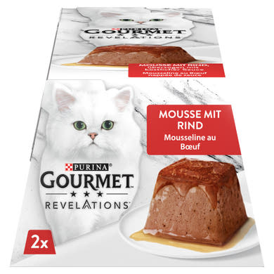 Gourmet Revelations macska tálka marha pástétom 2x57g