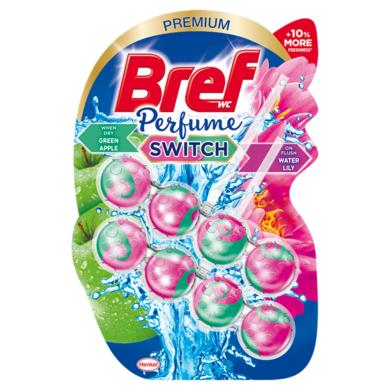 Bref Perfume Switch Green Apple-Water Lily WC frissítő 2 x