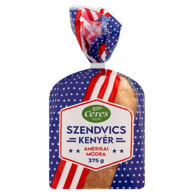 Ceres szendvicskenyér amerikai módra