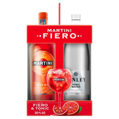 Martini Fiero édes vermut 14,9% 1 l és Kinley Tonic tonikízű szénsavas üdítőital