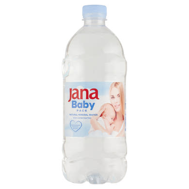 Jana Baby természetes szénsavmentes ásványvíz, + 50 ft betétdíj, 1 L