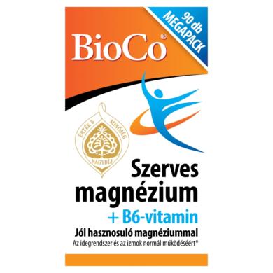 BioCo Szerves Magnézium+B6-vitamin Megapack tabletta