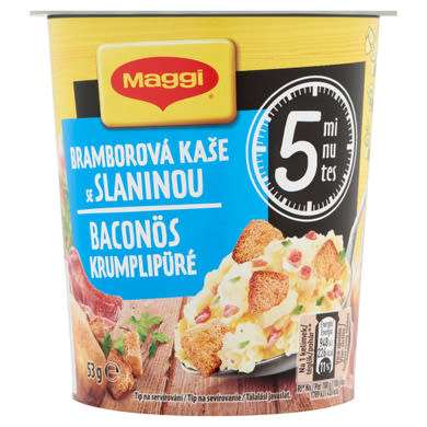 Maggi baconös krumplipüré